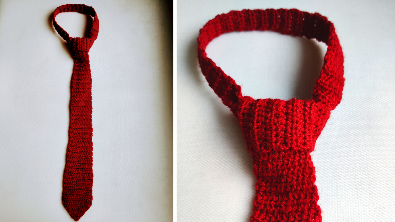 Crochet Necktie – Lu's Handicrafts